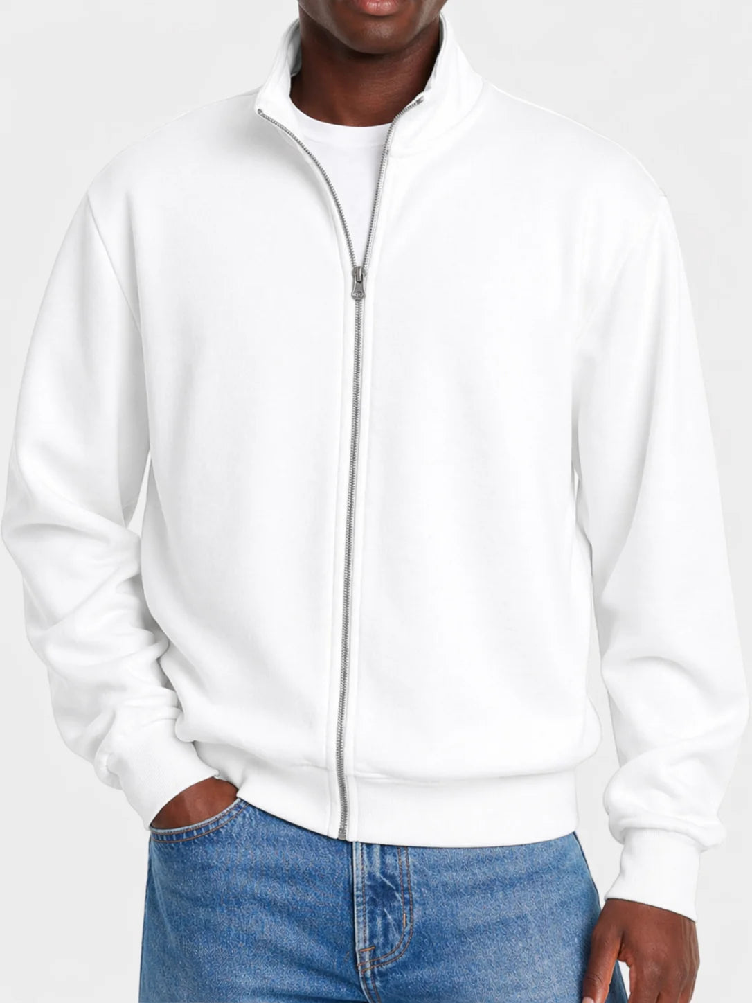 Men's Cardigan Full-Zip Contemporary Fit Machine Washable
