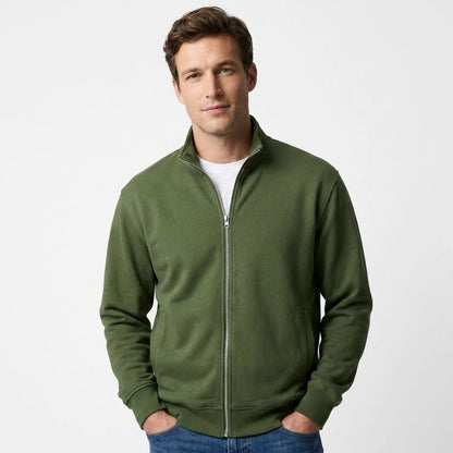 Men's Cardigan Full-Zip Contemporary Fit Machine Washable