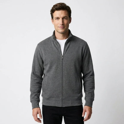 Men's Cardigan Full-Zip Contemporary Fit Machine Washable