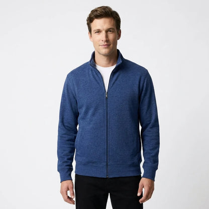 Men's Cardigan Full-Zip Contemporary Fit Machine Washable