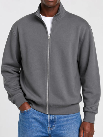 Men's Cardigan Full-Zip Contemporary Fit Machine Washable