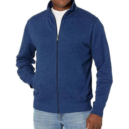 Men's Cardigan Full-Zip Contemporary Fit Machine Washable