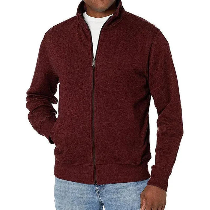 Men's Cardigan Full-Zip Contemporary Fit Machine Washable
