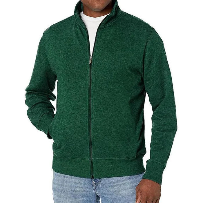 Men's Cardigan Full-Zip Contemporary Fit Machine Washable