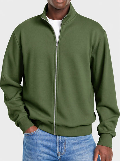 Men's Cardigan Full-Zip Contemporary Fit Machine Washable