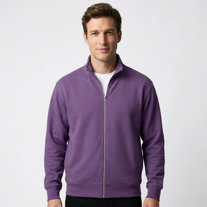 Men's Cardigan Full-Zip Contemporary Fit Machine Washable