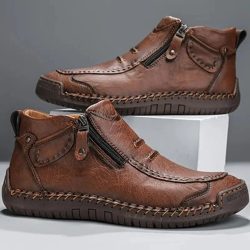Men's Comfort Shoe Ergonomic Support Easy-On Closure