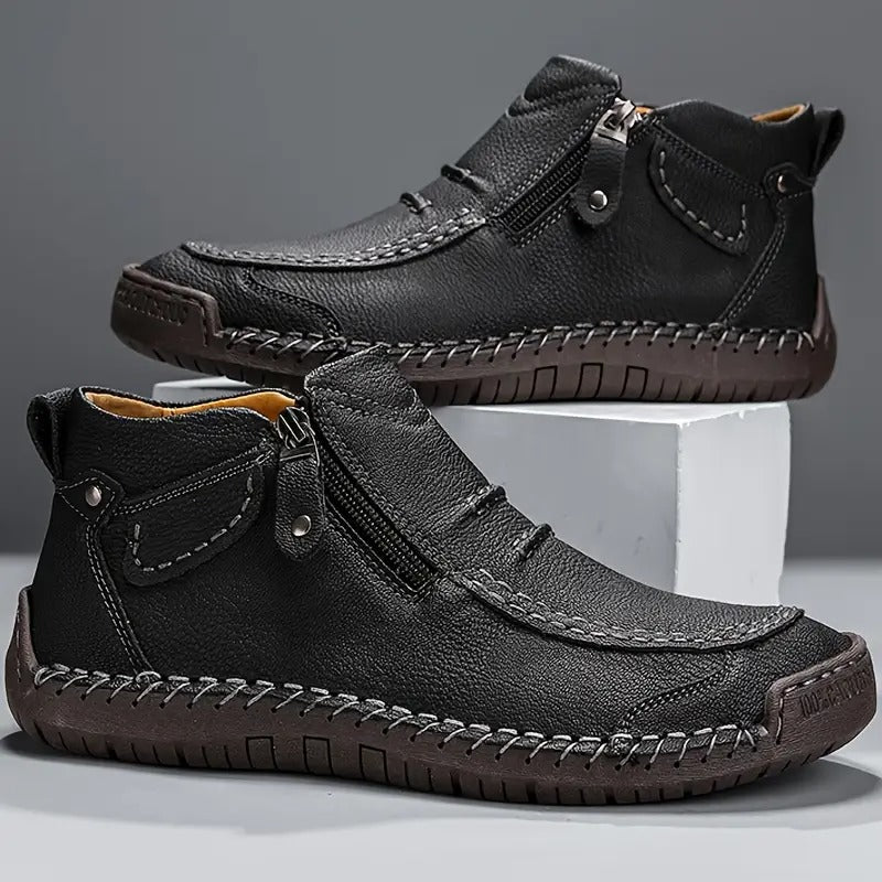 Men's Comfort Shoe Ergonomic Support Easy-On Closure
