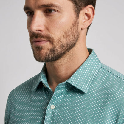 Men's Golf Polo UPF 50 Moisture-Wicking Four-Way Stretch