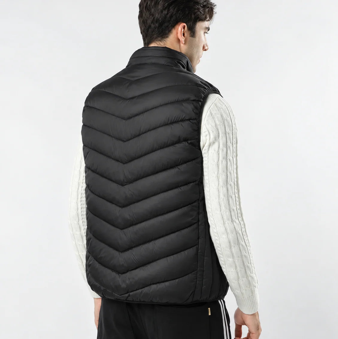 Men's Heated Vest USB-Powered Rapid Heating Wind-Resistant