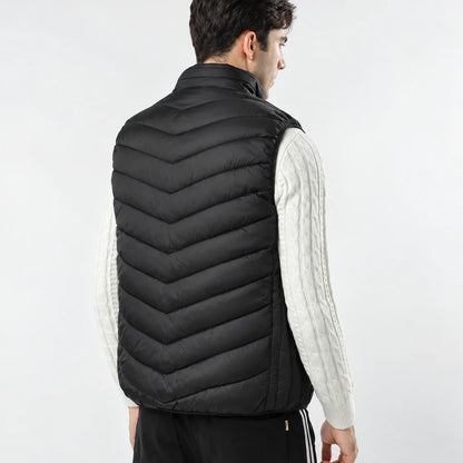 Men's Heated Vest USB-Powered Rapid Heating Wind-Resistant