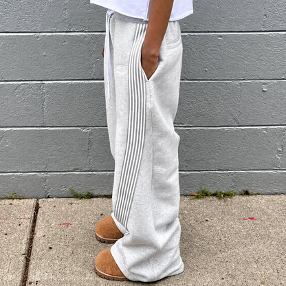 Men's Joggers Retro Side Stripe Breathable Polyester