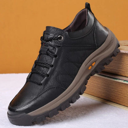 Men's Outdoor Shoes Cowhide Leather Slip-Resistant Rubber Sole