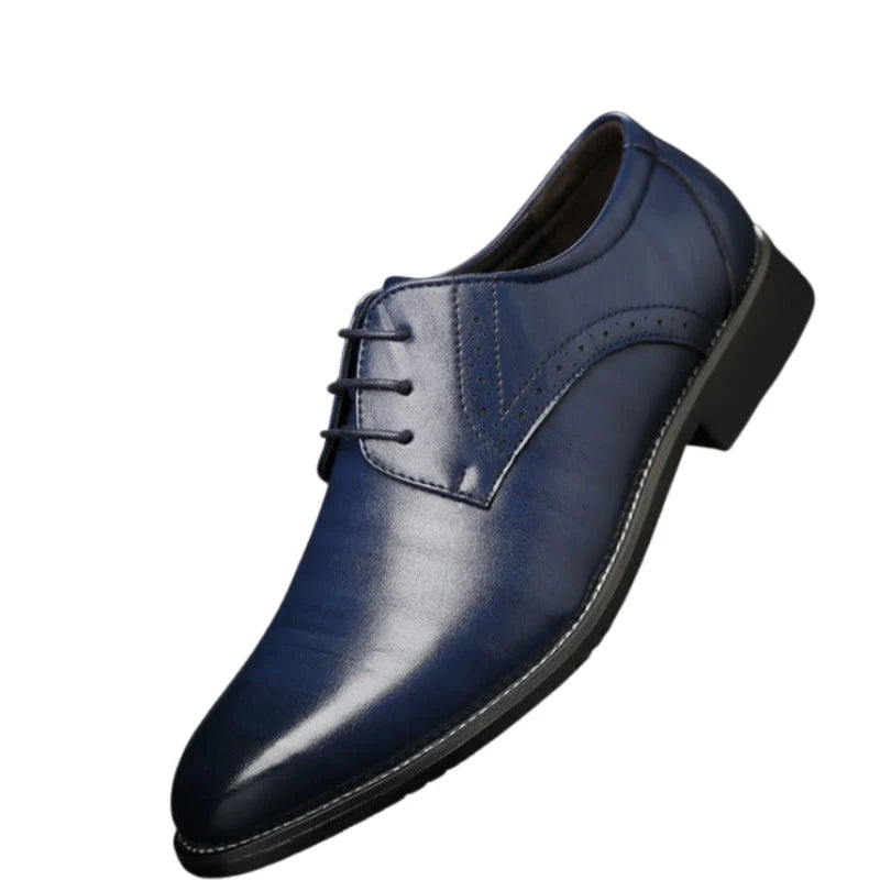 Men's Oxford Shoes Polished Leather Lightweight Sole