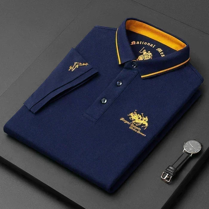 Men's Polo Shirt Short-Sleeve Regular Fit Embroidered Chest