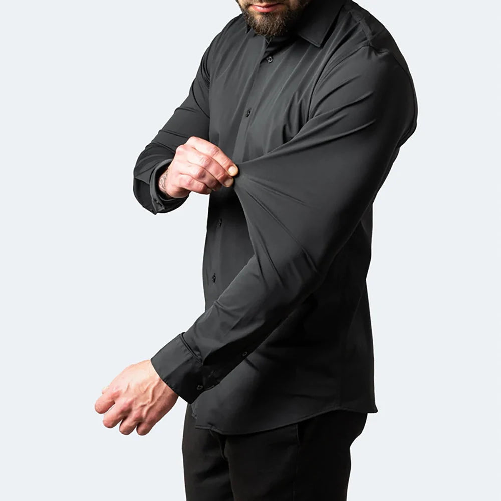 Men's Shirt Wrinkle-Free Stretch Quick-Dry