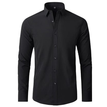 Men's Shirt Wrinkle-Free Stretch Quick-Dry