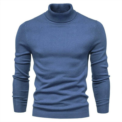 Men's Turtleneck Sweater High Collar Soft Comfortable Fit