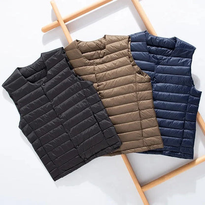 Men's Vest Ultralight Duck Down Packable
