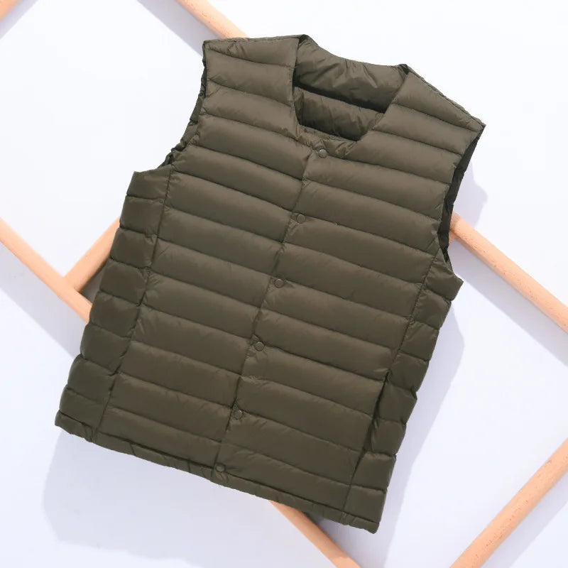 Men's Vest Ultralight Duck Down Packable