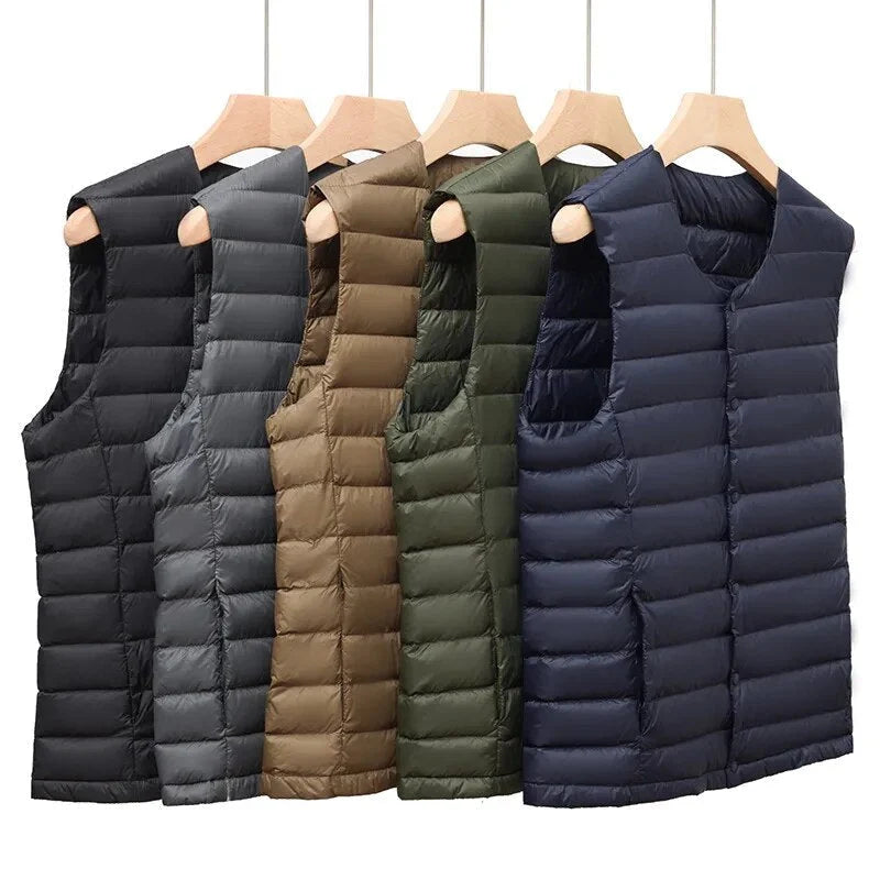 Men's Vest Ultralight Duck Down Packable