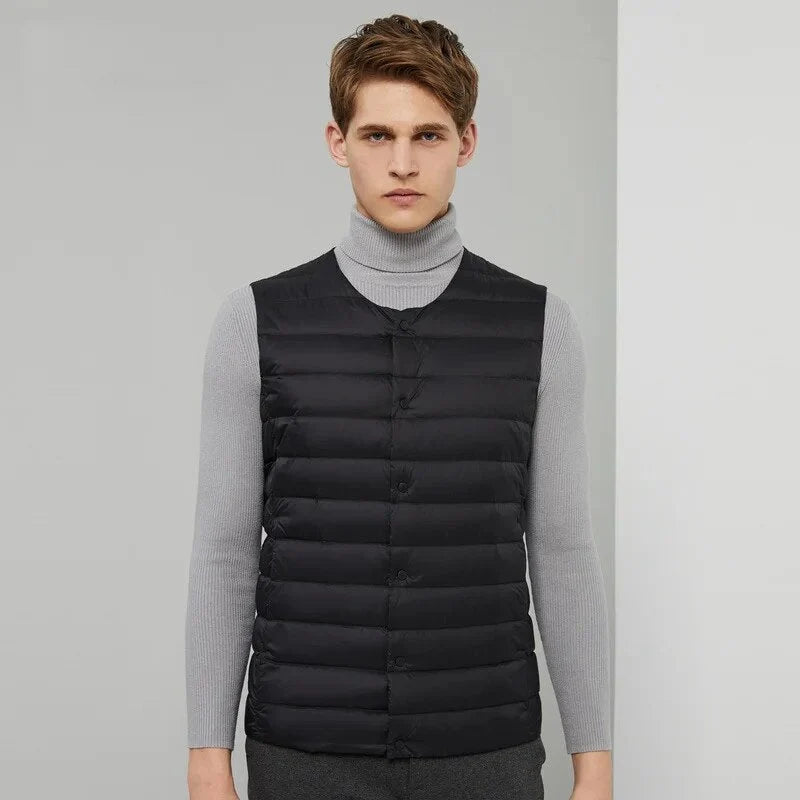 Men's Vest Ultralight Duck Down Packable