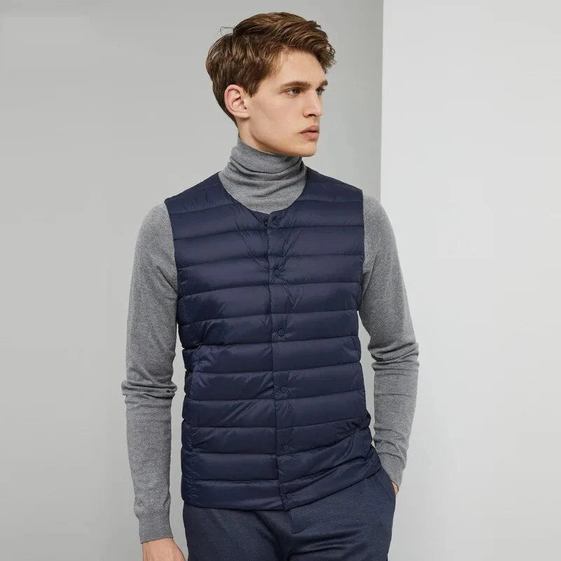 Men's Vest Ultralight Duck Down Packable