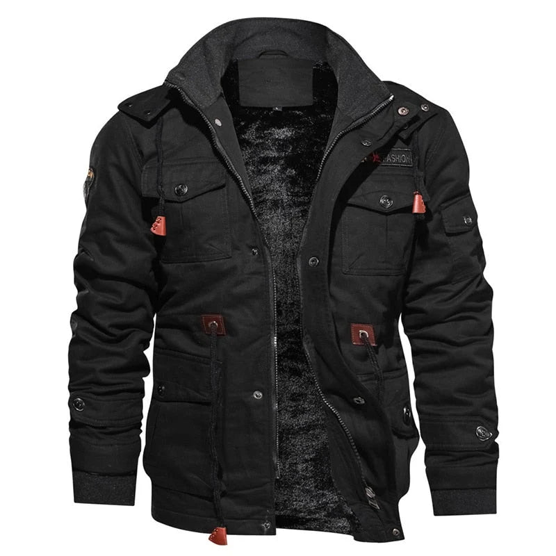 Men's Winter Jacket Waterproof & Insulated Adjustable Detachable Hood