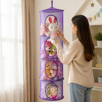 Mesh Hanging Storage Net (4-Tier)