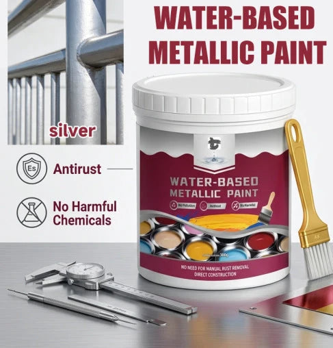 Metal Paint Rust-Converting One-Coat Metallic Finish