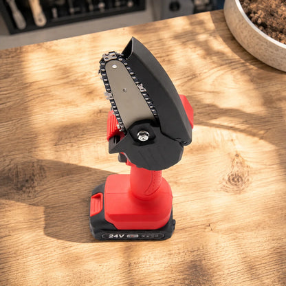 Mini Chainsaw Cordless One-Handed 4.3 Inch