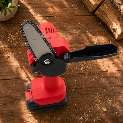 Mini Chainsaw Cordless One-Handed 4.3 Inch