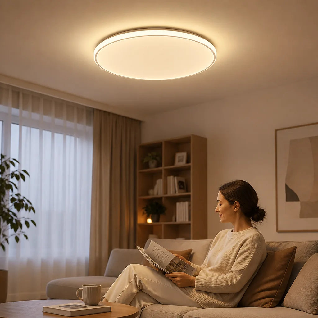 Modern Minimal Energy-Efficient Globe LED Ceiling Light