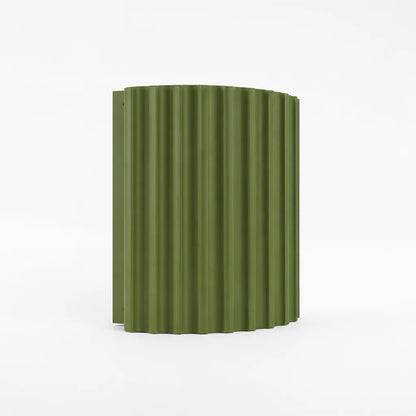 Modern Ribbed Sculptural LED Wall Lamp