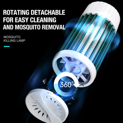 Mosquito Trap Lamp UV Light USB Rechargeable with Hanging Loop