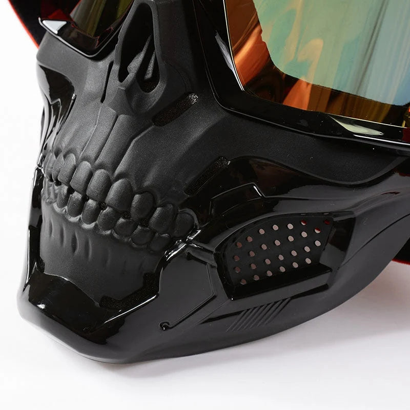 Motorcycle Goggles & Mask Removable Dust Filter Breathable Vents