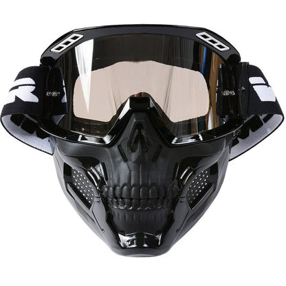 Motorcycle Goggles & Mask Removable Dust Filter Breathable Vents