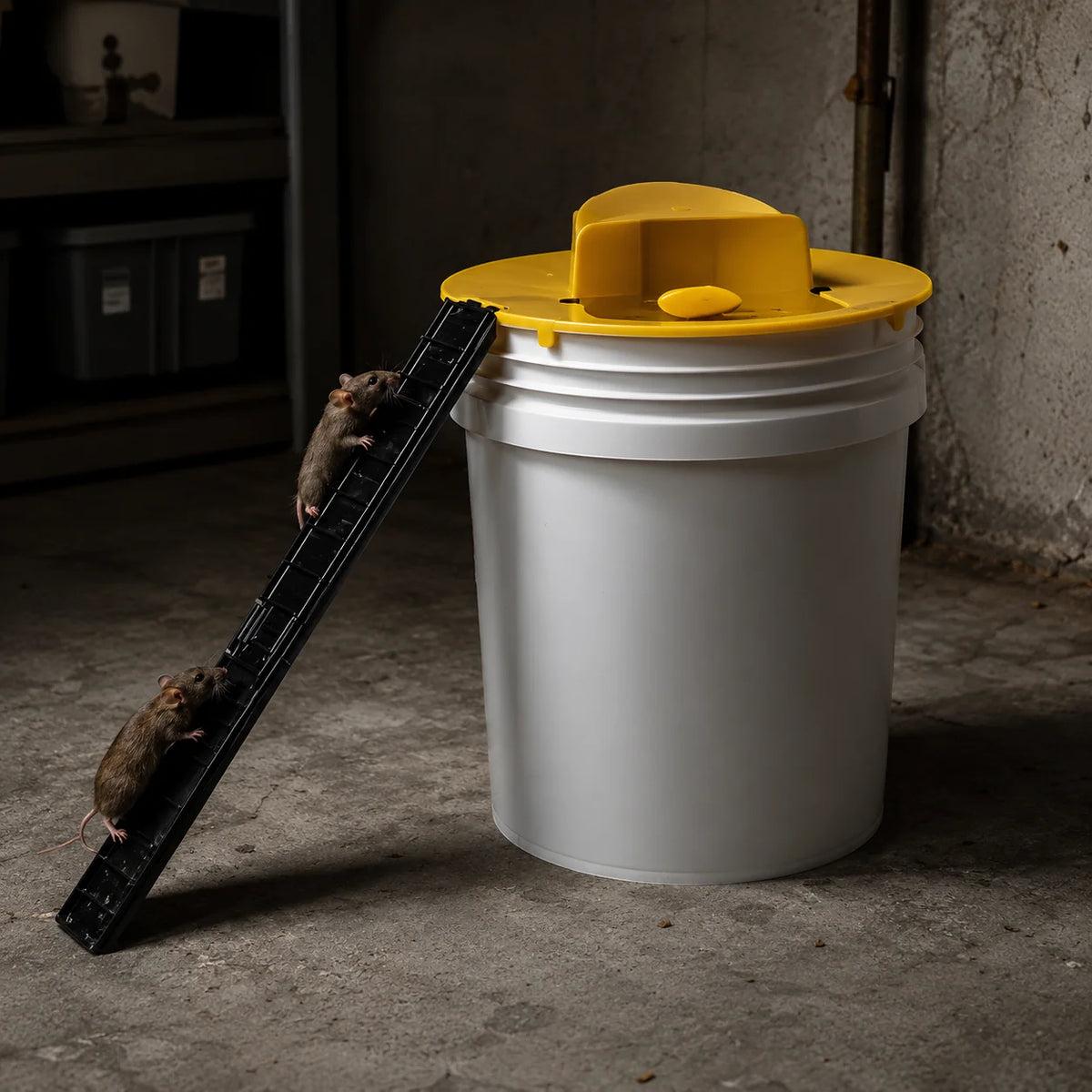 Mouse Trap Auto-Reset Humane Live-Catch Fits 5-Gallon Bucket