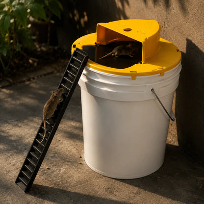 Mouse Trap Auto-Reset Humane Live-Catch Fits 5-Gallon Bucket