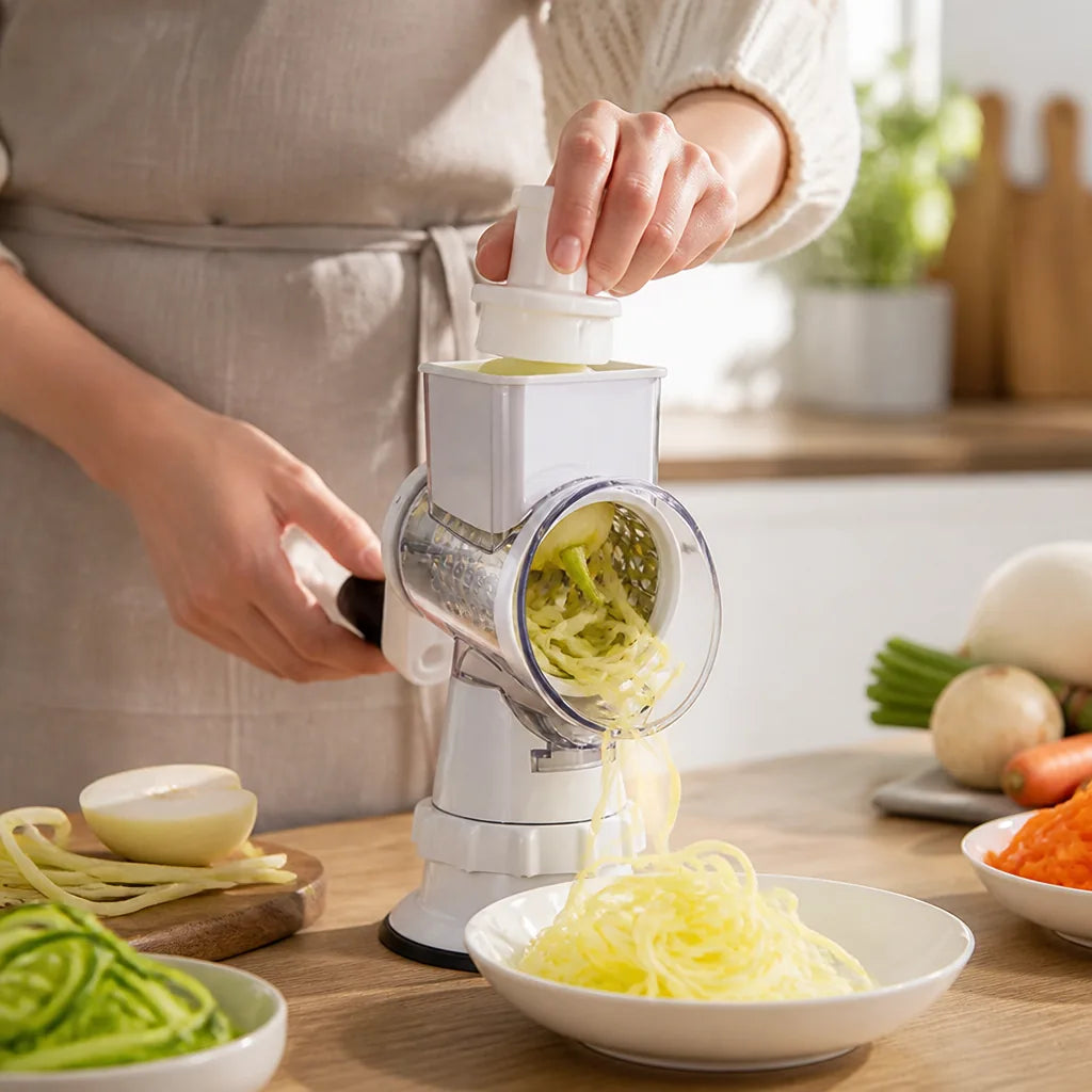 Multifunctional Julienne and Slices Vegetable Slicer (Finger Guard)