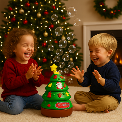 Musical Christmas Tree Lights & Bubbles USB Rechargeable