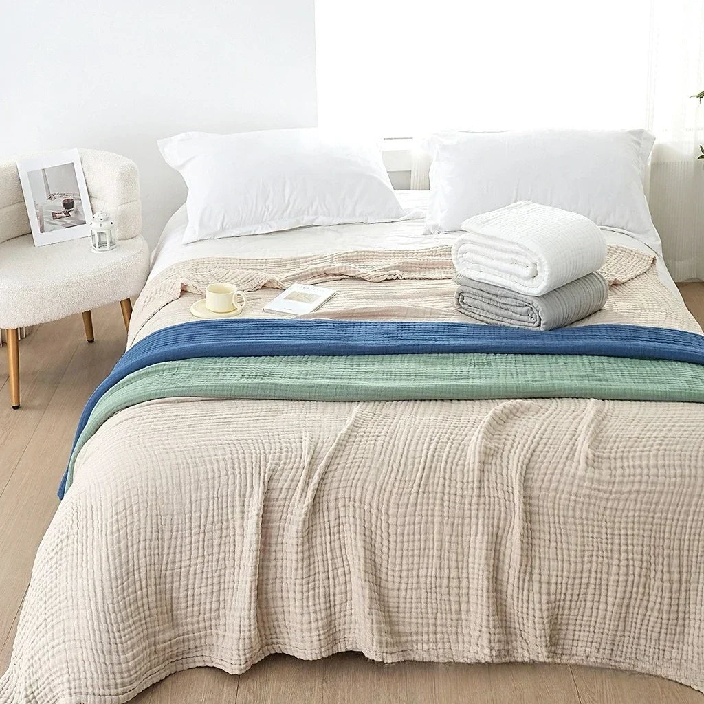 Muslin Blanket Six-Layer Breathable 100% Cotton