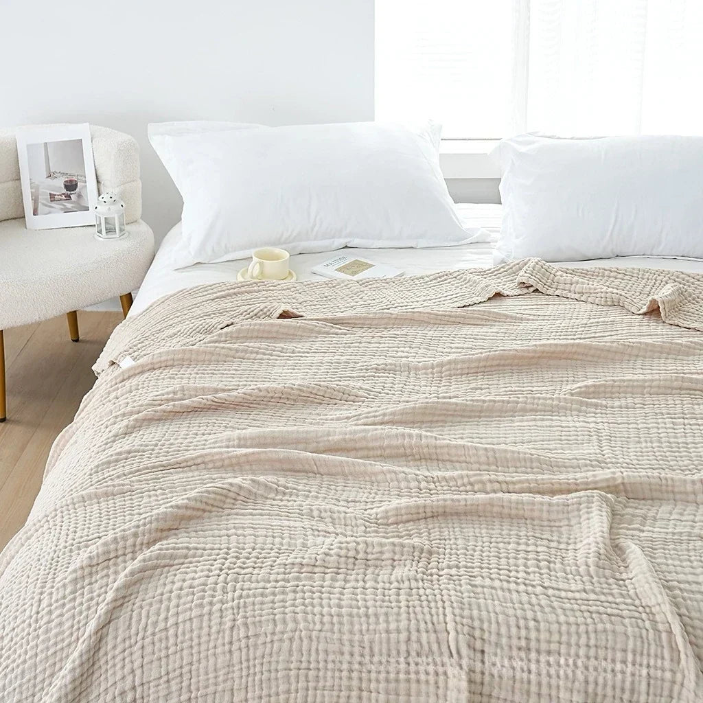 Muslin Blanket Six-Layer Breathable 100% Cotton