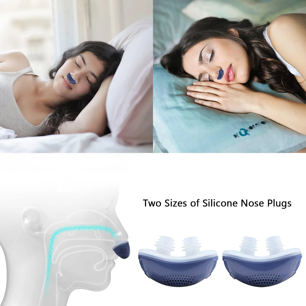 Nasal Airflow Device Tubeless Mask-Free Whisper-Quiet Rechargeable 8-Hour