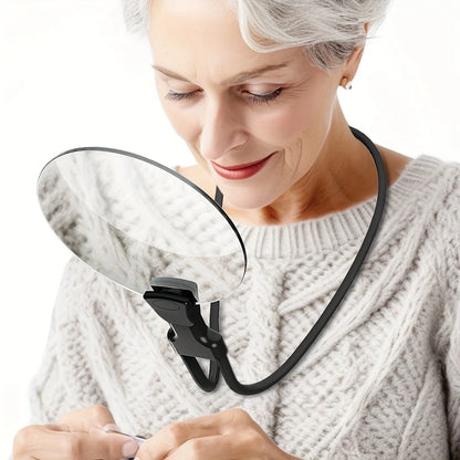 Neck Magnifier 5X Magnification Adjustable Silicone Neckband