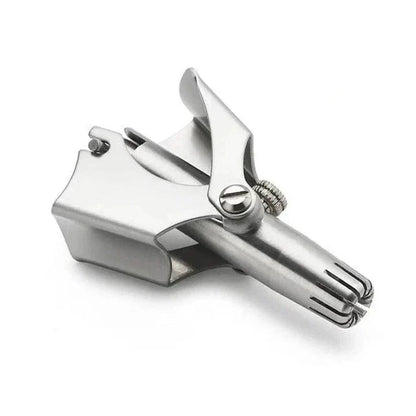 Nose & Ear Hair Trimmer Manual Stainless Steel Rotating Blades