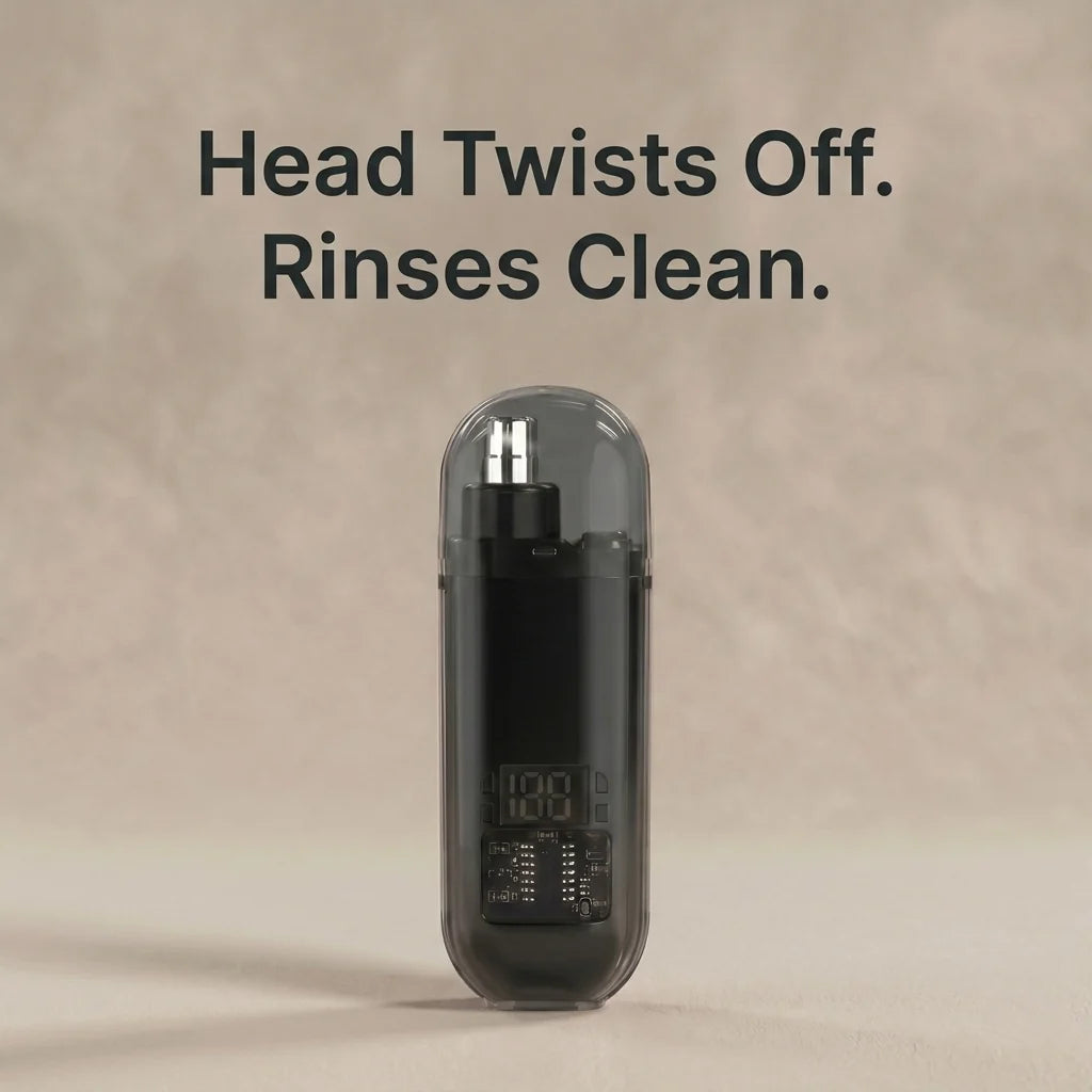 Nose & Ear Trimmer USB Rechargeable Digital Display