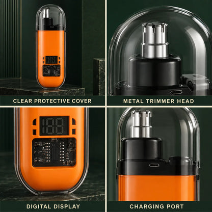 Nose & Ear Trimmer USB Rechargeable Digital Display