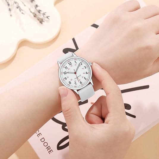 Nurse Watch Waterproof Silicone Band Second Hand