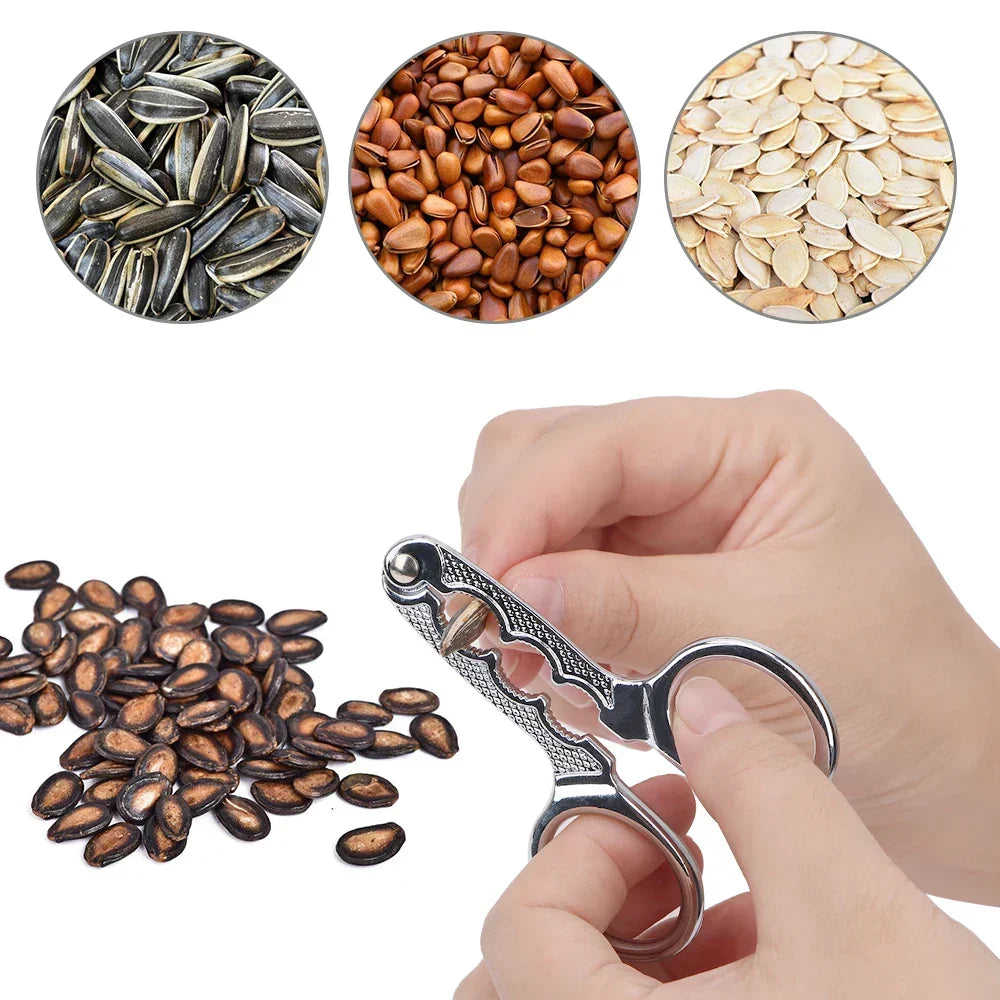 Nut Cracker Stainless Steel Ergonomic Handle